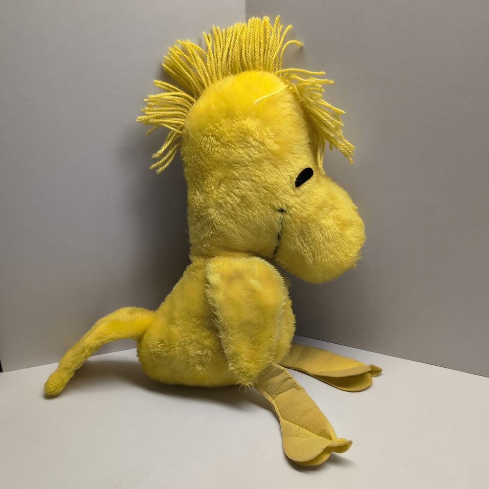 Vintage‎ 1972 Knickerbocker Woodstock Stuffed Plush Toy Peanuts Cartoon
